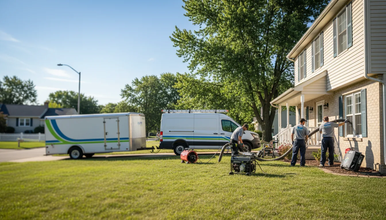 Flooded Basement Restoration And Cleanup With Repair in Gibsonburg, OH near me